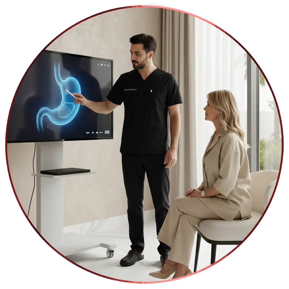 Gastric sleeve treatment